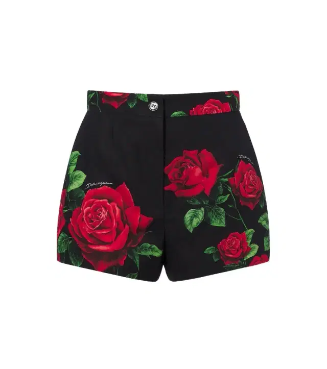 Floral cotton shorts Floral cotton shorts