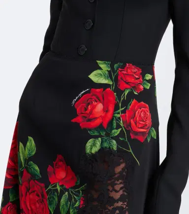 Dolce & Gabbana Floral silk and cotton-blend midi skirt | Thumbnail 5 Dolce & Gabbana Floral silk and cotton-blend midi skirt | Thumbnail 5