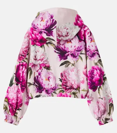 Dolce & Gabbana Kids Floral cotton jersey hoodie | Thumbnail 2 Dolce & Gabbana Kids Floral cotton jersey hoodie | Thumbnail 2