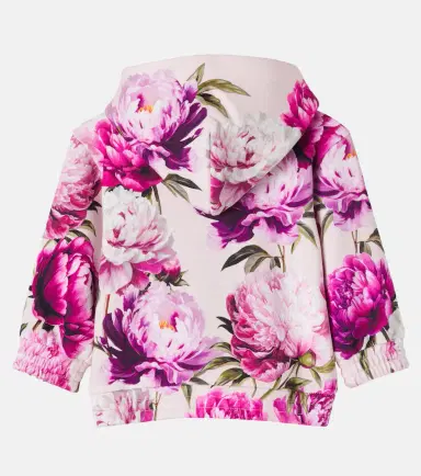 Dolce & Gabbana Kids Baby floral cotton hoodie | Thumbnail 2 Dolce & Gabbana Kids Baby floral cotton hoodie | Thumbnail 2