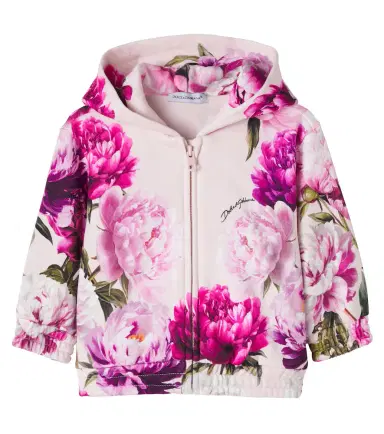 Dolce & Gabbana Kids Baby floral cotton hoodie | Thumbnail 1 Dolce & Gabbana Kids Baby floral cotton hoodie | Thumbnail 1