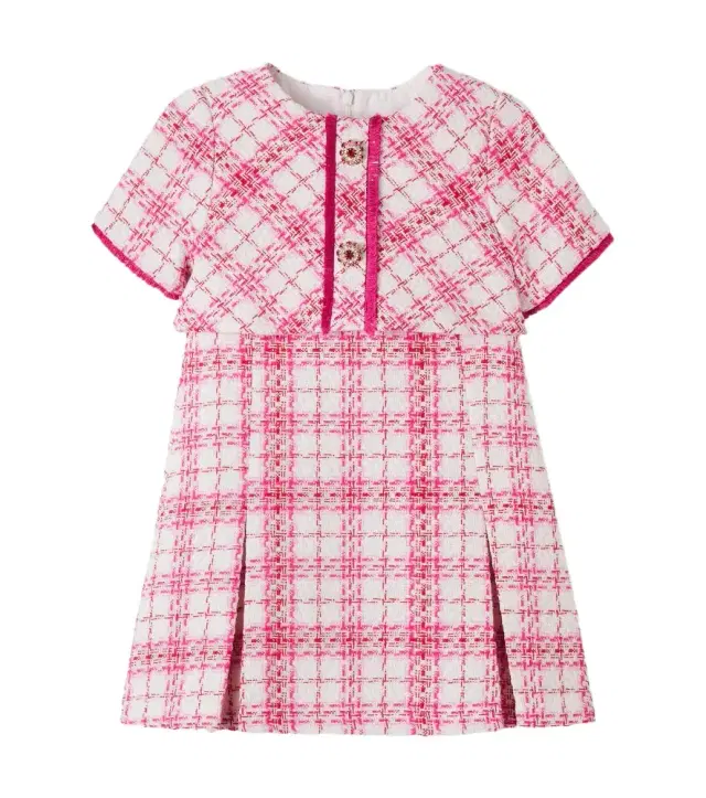 Checked tweed dress Checked tweed dress