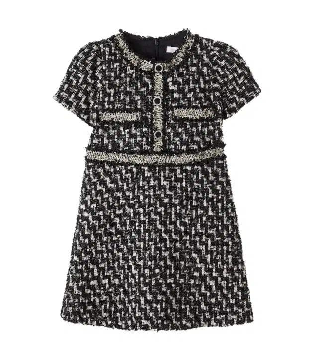 Embellished tweed dress Embellished tweed dress