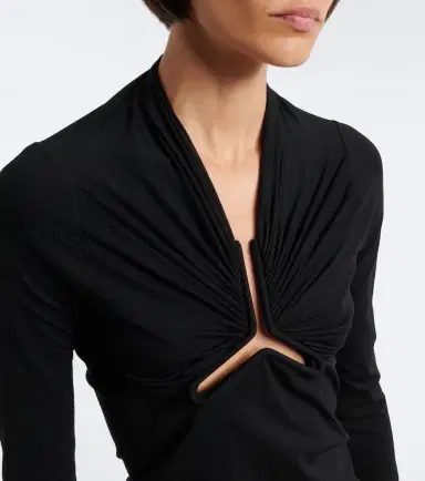 Rick Owens Allanah gathered jersey top | Thumbnail 5 Rick Owens Allanah gathered jersey top | Thumbnail 5