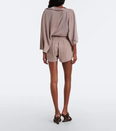 Rick Owens Fog velvet shorts | Thumbnail 5 Rick Owens Fog velvet shorts | Thumbnail 5