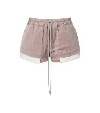 Rick Owens Fog velvet shorts | Thumbnail 1 Rick Owens Fog velvet shorts | Thumbnail 1