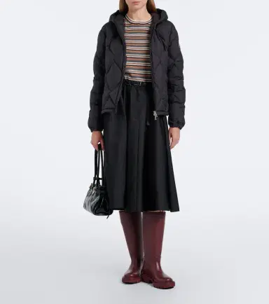 Moncler Arvouinne hooded quilted down jacket | Thumbnail 6 Moncler Arvouinne hooded quilted down jacket | Thumbnail 6