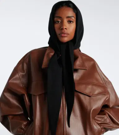Nour Hammour Niale cashmere hood | Thumbnail 4 Nour Hammour Niale cashmere hood | Thumbnail 4