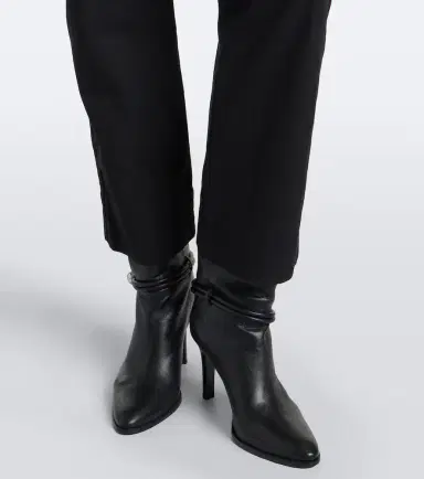 Isabel Marant Amandine pleated cotton-blend straight pants | Thumbnail 5 Isabel Marant Amandine pleated cotton-blend straight pants | Thumbnail 5