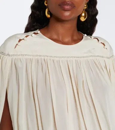 Isabel Marant Nesrine beaded shirred silk maxi dress | Thumbnail 5 Isabel Marant Nesrine beaded shirred silk maxi dress | Thumbnail 5