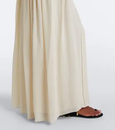 Isabel Marant Nesrine beaded shirred silk maxi dress | Thumbnail 6 Isabel Marant Nesrine beaded shirred silk maxi dress | Thumbnail 6