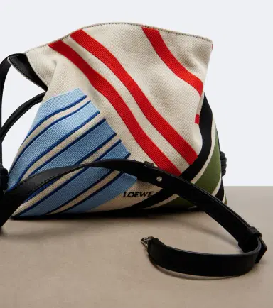 Loewe Flamenco Medium embroidered canvas clutch | Thumbnail 2 Loewe Flamenco Medium embroidered canvas clutch | Thumbnail 2