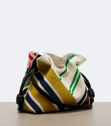 Loewe Flamenco Medium embroidered canvas clutch | Thumbnail 3 Loewe Flamenco Medium embroidered canvas clutch | Thumbnail 3