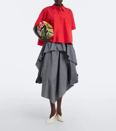 Loewe Flamenco Medium embroidered canvas clutch | Thumbnail 6 Loewe Flamenco Medium embroidered canvas clutch | Thumbnail 6