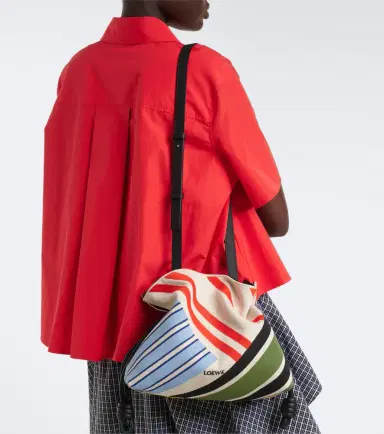 Loewe Flamenco Medium embroidered canvas clutch | Thumbnail 7 Loewe Flamenco Medium embroidered canvas clutch | Thumbnail 7