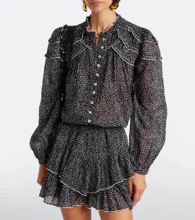 Marant Etoile Christa polka-dot cotton blouse | Thumbnail 4 Marant Etoile Christa polka-dot cotton blouse | Thumbnail 4