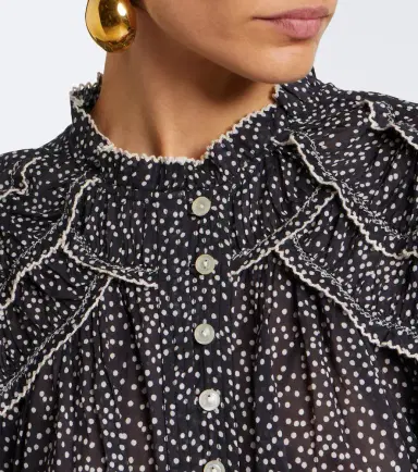 Marant Etoile Christa polka-dot cotton blouse | Thumbnail 5 Marant Etoile Christa polka-dot cotton blouse | Thumbnail 5