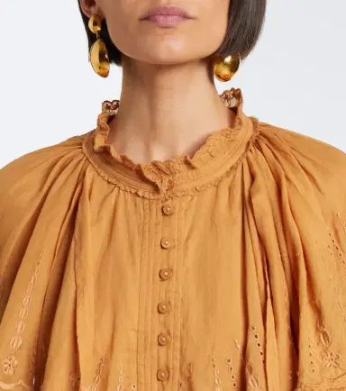 Marant Etoile Lorna embroidered cotton top | Thumbnail 6 Marant Etoile Lorna embroidered cotton top | Thumbnail 6