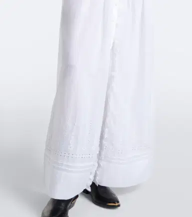 Marant Étoile Lonie embroidered ruffled cotton maxi dress | Thumbnail 4 Marant Étoile Lonie embroidered ruffled cotton maxi dress | Thumbnail 4