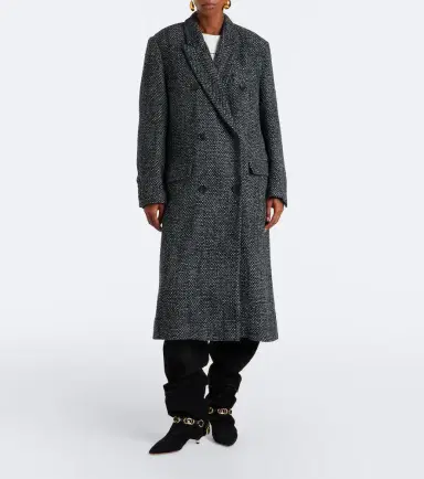 Marant Etoile Pilda herringbone double-breasted coat | Thumbnail 3 Marant Etoile Pilda herringbone double-breasted coat | Thumbnail 3