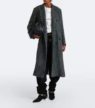 Marant Etoile Pilda herringbone double-breasted coat | Thumbnail 6 Marant Etoile Pilda herringbone double-breasted coat | Thumbnail 6