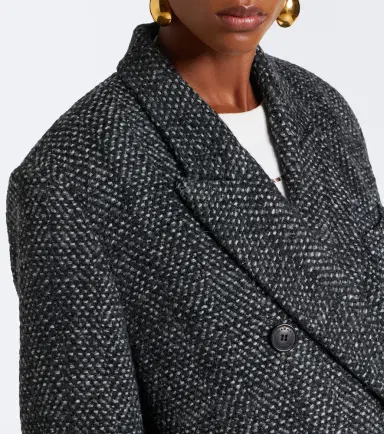 Marant Etoile Pilda herringbone double-breasted coat | Thumbnail 7 Marant Etoile Pilda herringbone double-breasted coat | Thumbnail 7