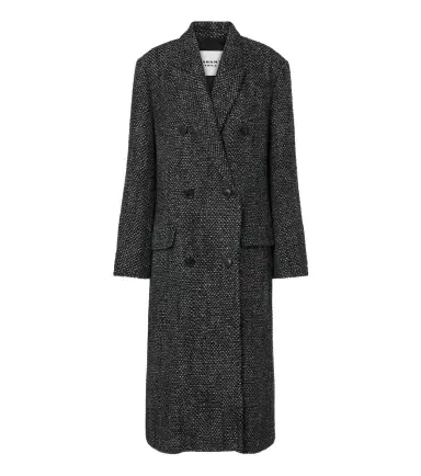 Marant Etoile Pilda herringbone double-breasted coat | Thumbnail 1 Marant Etoile Pilda herringbone double-breasted coat | Thumbnail 1