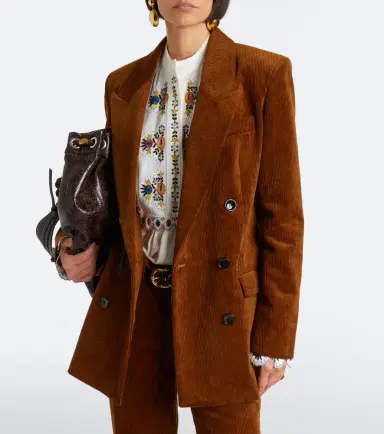 Marant Étoile Rasma cotton and linen corduroy blazer | Thumbnail 3 Marant Étoile Rasma cotton and linen corduroy blazer | Thumbnail 3