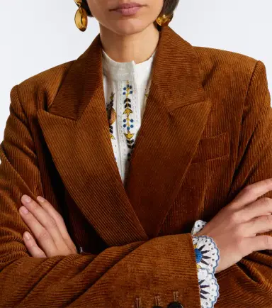 Marant Étoile Rasma cotton and linen corduroy blazer | Thumbnail 4 Marant Étoile Rasma cotton and linen corduroy blazer | Thumbnail 4