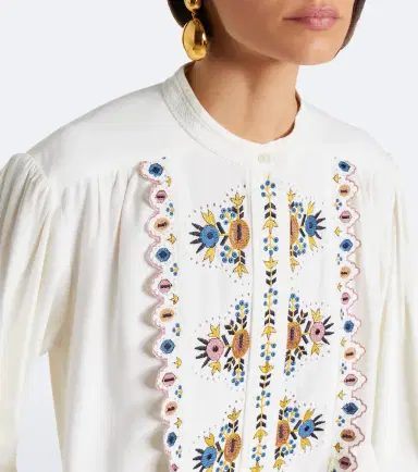 Marant Etoile Merva embroidered minidress | Thumbnail 3 Marant Etoile Merva embroidered minidress | Thumbnail 3