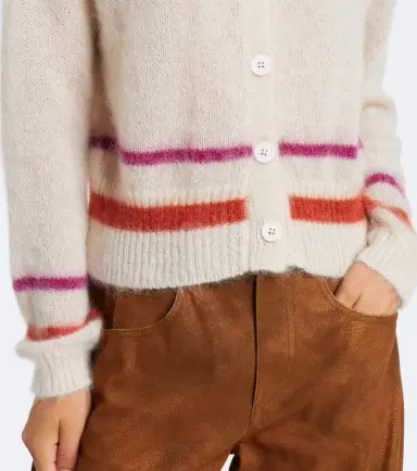 Marant Étoile Molly mohair and wool-blend cardigan | Thumbnail 3 Marant Étoile Molly mohair and wool-blend cardigan | Thumbnail 3