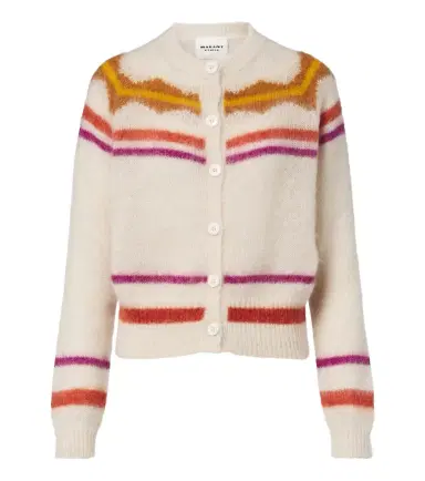 Marant Étoile Molly mohair and wool-blend cardigan | Thumbnail 1 Marant Étoile Molly mohair and wool-blend cardigan | Thumbnail 1