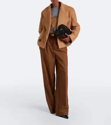 Stella McCartney Wool and silk wide-leg pants | Thumbnail 2 Stella McCartney Wool and silk wide-leg pants | Thumbnail 2