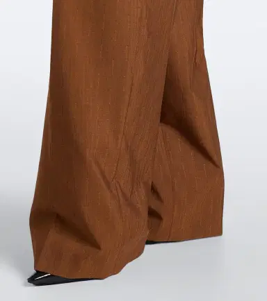 Stella McCartney Wool and silk wide-leg pants | Thumbnail 3 Stella McCartney Wool and silk wide-leg pants | Thumbnail 3