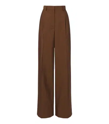 Stella McCartney Wool and silk wide-leg pants | Thumbnail 1 Stella McCartney Wool and silk wide-leg pants | Thumbnail 1