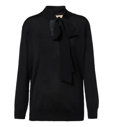 Valentino Bow-detail wool sweater | Thumbnail 1 Valentino Bow-detail wool sweater | Thumbnail 1