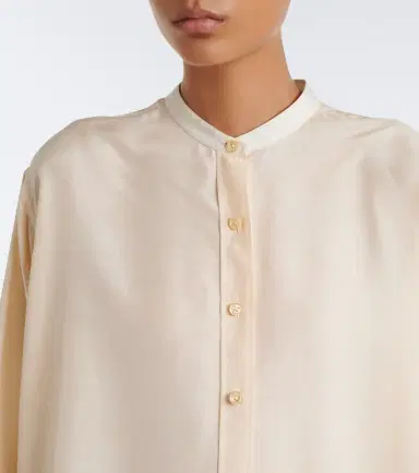 The Row Lula silk satin shirt | Thumbnail 4 The Row Lula silk satin shirt | Thumbnail 4