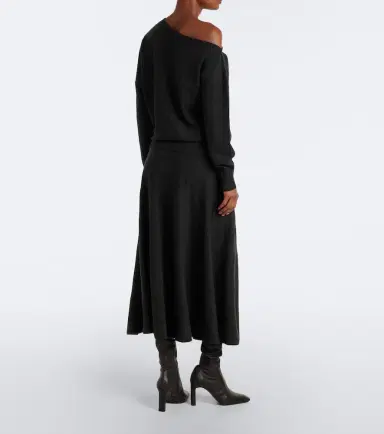 Arch4 Helma cashmere midi skirt | Thumbnail 2 Arch4 Helma cashmere midi skirt | Thumbnail 2