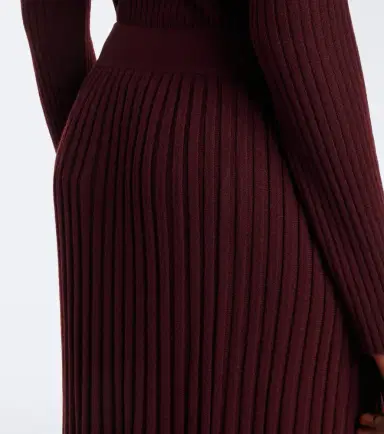 Arch4 Sabrina cashmere midi skirt | Thumbnail 6 Arch4 Sabrina cashmere midi skirt | Thumbnail 6