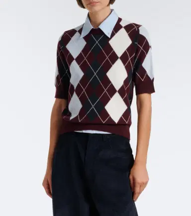 Arch4 Bronagh argyle cashmere sweater | Thumbnail 3 Arch4 Bronagh argyle cashmere sweater | Thumbnail 3