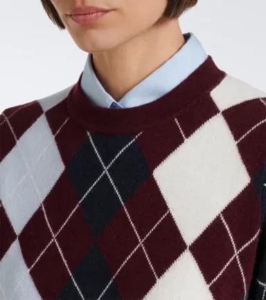 Arch4 Bronagh argyle cashmere sweater | Thumbnail 4 Arch4 Bronagh argyle cashmere sweater | Thumbnail 4