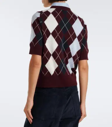 Arch4 Bronagh argyle cashmere sweater | Thumbnail 5 Arch4 Bronagh argyle cashmere sweater | Thumbnail 5
