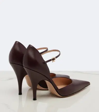 Gianvito Rossi Sofia D'Orsay leather pumps | Thumbnail 2 Gianvito Rossi Sofia D'Orsay leather pumps | Thumbnail 2