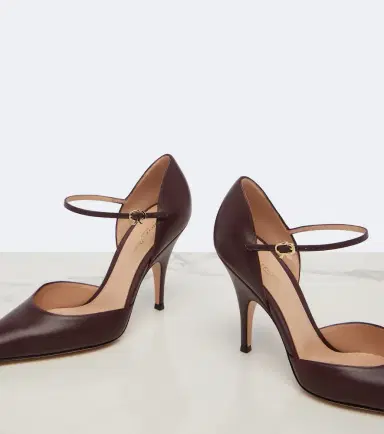Gianvito Rossi Sofia D'Orsay leather pumps | Thumbnail 3 Gianvito Rossi Sofia D'Orsay leather pumps | Thumbnail 3