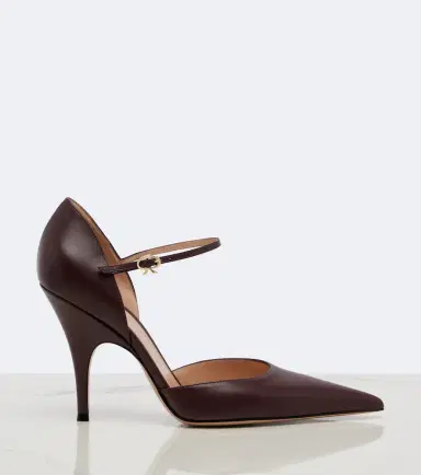 Gianvito Rossi Sofia D'Orsay leather pumps | Thumbnail 4 Gianvito Rossi Sofia D'Orsay leather pumps | Thumbnail 4