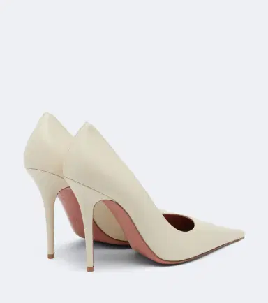 Amina Muaddi Barbara leather pumps | Thumbnail 3 Amina Muaddi Barbara leather pumps | Thumbnail 3