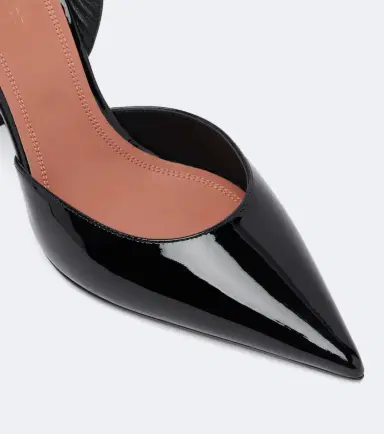 Amina Muaddi Holli patent leather slingback pumps | Thumbnail 2 Amina Muaddi Holli patent leather slingback pumps | Thumbnail 2
