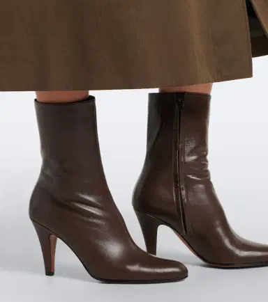 The Row Ornella leather ankle boots | Thumbnail 3 The Row Ornella leather ankle boots | Thumbnail 3