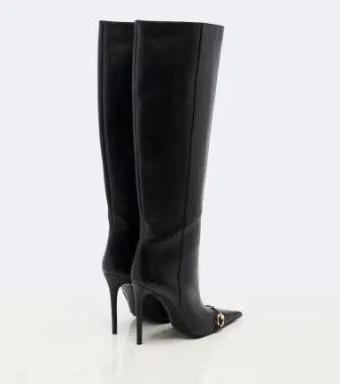 Gucci Donna Horsebit knee-high boots | Thumbnail 3 Gucci Donna Horsebit knee-high boots | Thumbnail 3