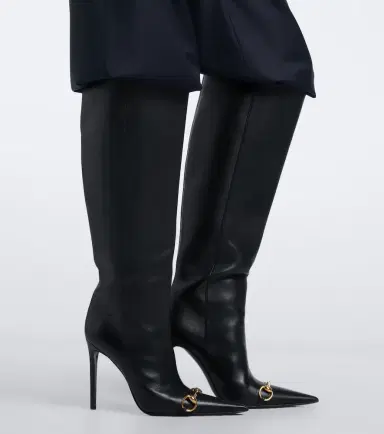 Gucci Donna Horsebit knee-high boots | Thumbnail 6 Gucci Donna Horsebit knee-high boots | Thumbnail 6